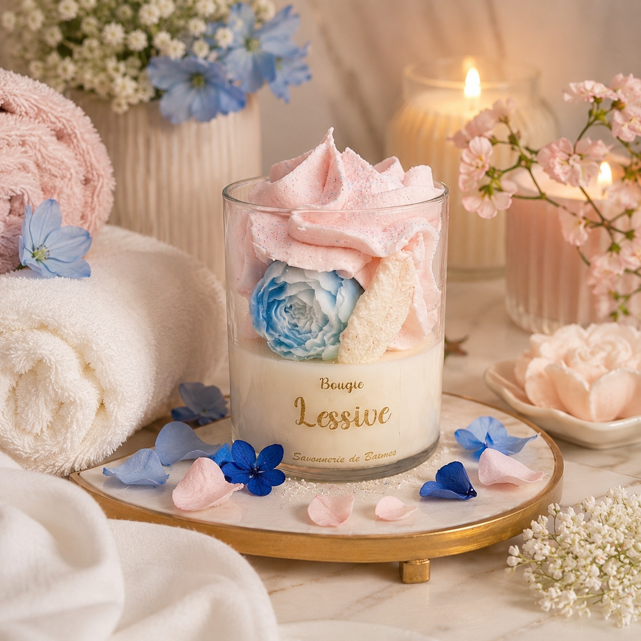 Bougie pâtissière 180 g Jour de lessive