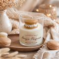 Bougie pâtissière MACARON PRALINÉ 145g