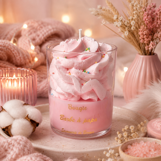 Bougie pâtissière 165 g Barbe à papa