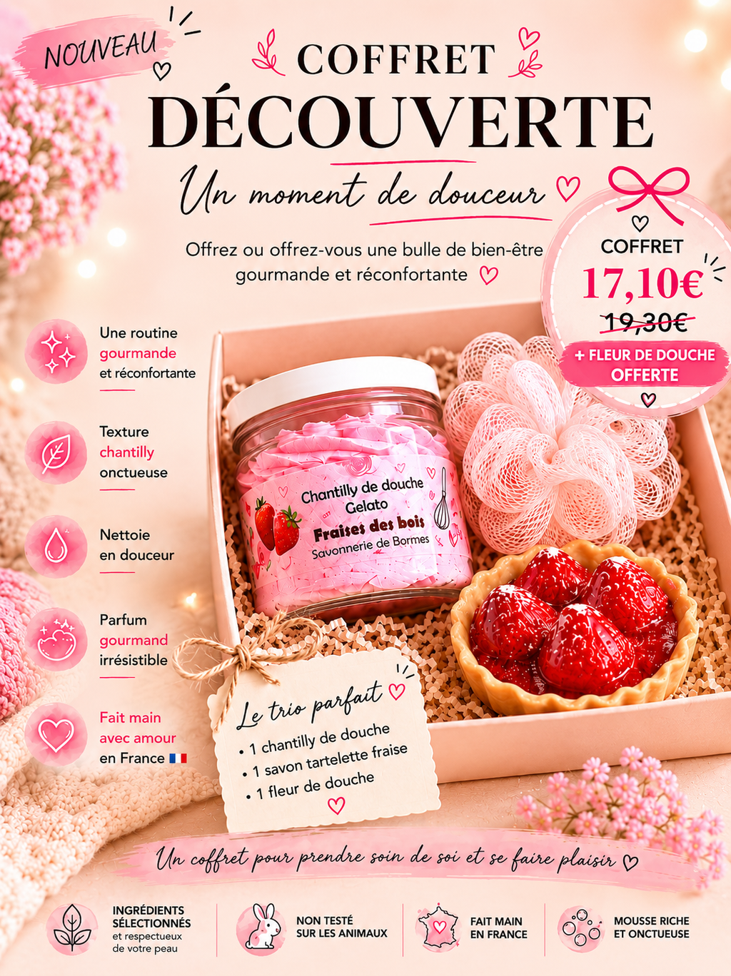 Coffret Découverte Rose